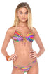 Luli Fama Dreamin Molded Push Up Bandeau Halter Top